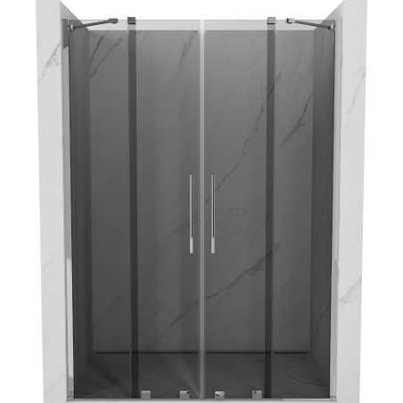 Mexen Velar Duo Schiebetüren 150 cm, Graphit, Chrom - 871-150-000-42-01