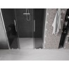 Mexen Velar Duo Schiebeduschtür 160 cm, Grafit, Chrom - 871-160-000-42-01