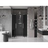 Mexen Velar Duo Schiebetür-Duschwand 140 cm, Grafit, Weiß - 871-140-000-42-20