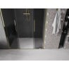 Mexen Velar Duo Schiebetüren für Dusche 160 cm, graphit, gold - 871-160-000-42-50