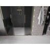 Mexen Velar Duo Schiebeduschtür 150 cm, graphit, gold - 871-150-000-42-50