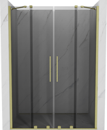 Mexen Velar Duo Duschtüren Schiebetür 150 cm, graphit, gold gebürstet - 871-150-000-42-55