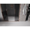 Mexen Velar Duo Schiebetür für Dusche 140 cm, Graphit, Roségold - 871-140-000-42-60
