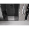 Mexen Velar Duo Schiebetüren für die Dusche 150 cm, grafit, gebürstetes Gun Gray - 871-150-000-42-66