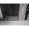Mexen Velar Duo Schiebetür Duschkabine 140 cm, Graphit, Schwarz - 871-140-000-42-70