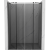 Mexen Velar Duo Schiebetüren für Dusche 140 cm, Graphit, Gun Metal - 871-140-000-42-95