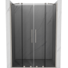 Mexen Velar Duo Schiebetüren 160 cm, Graphit, gebürsteter Nickel - 871-160-000-42-97