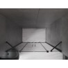 Mexen Velar Duo Schiebetüren für Dusche 140 cm, Graphit, Gun Metal - 871-140-000-42-95