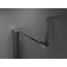 Mexen Velar Duo Schiebetüren für die Dusche 150 cm, grafit, gebürstetes Gun Gray - 871-150-000-42-66