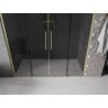 Mexen Velar L Duo Schiebetüren 180 cm, Grafit, gebürstetes Gold - 871-180-003-42-55