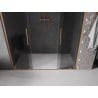 Mexen Velar L Duo Schiebetüren 180 cm, Graphit, gebürstetes Kupfer - 871-180-003-42-65