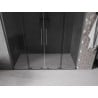 Mexen Velar L Duo Schiebeduschtür 170 cm, Graphit, Gebürstetes Gun Gray - 871-170-003-42-66