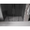 Mexen Velar L Duo Schiebeduschtür 180 cm, Graphit, Brushed Gun Gray - 871-180-003-42-66
