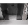 Mexen Velar L Duo Schiebeduschtür 170 cm, Graphit, Gebürstetes Gun Gray - 871-170-003-42-66
