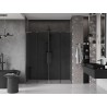Mexen Velar L Duo Schiebeduschtür 180 cm, Graphit, Brushed Gun Gray - 871-180-003-42-66