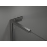 Mexen Velar L Duo Schiebeduschtür 180 cm, Graphit, Brushed Gun Gray - 871-180-003-42-66
