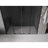 Mexen Velar L Duo Schiebetüren für die Dusche 170 cm, Graphit, Schwarz - 871-170-003-42-70