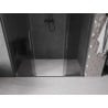Mexen Velar L Duo Schiebetür Duschkabine 180 cm, Graphit, Gun Metal - 871-180-003-42-95