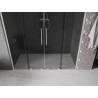 Mexen Velar L Duo Duschschiebetüren 200 cm, grafit, gebürsteter Nickel - 871-200-003-42-97