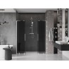 Mexen Velar L Duo Duschschiebetüren 200 cm, grafit, gebürsteter Nickel - 871-200-003-42-97