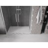 Mexen Velar L Duo Schiebeduschtür 140 cm, transparent, Chrom - 871-140-003-02-01
