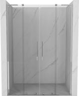 Mexen Velar L Duo Schiebetür 150 cm, transparent, Chrom - 871-150-003-02-01