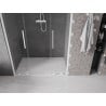 Mexen Velar L Duo Schiebetüren Dusche 150 cm, transparent, weiß - 871-150-003-02-20