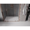 Mexen Velar L Duo Schiebetür-Duschabtrennung 150 cm, transparent, Roségold - 871-150-003-02-60
