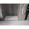Mexen Velar L Duo Duschschiebetür 160 cm, transparent, Roségold - 871-160-003-02-60