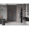 Mexen Velar L Duo Schiebetür-Duschabtrennung 150 cm, transparent, Roségold - 871-150-003-02-60