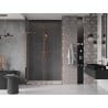Mexen Velar L Duo Schiebetür-Duschabtrennung 150 cm, transparent, Roségold - 871-150-003-02-60