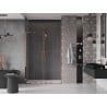 Mexen Velar L Duo Duschschiebetür 160 cm, transparent, Roségold - 871-160-003-02-60