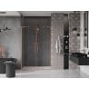 Mexen Velar L Duo Schiebetür für Duschkabine 150 cm, transparent, gebürstetes Kupfer - 871-150-003-02-65