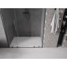 Mexen Velar L Duo Schiebetür 140 cm, transparent, gebürstet Gun Gray - 871-140-003-02-66