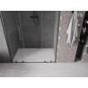 Mexen Velar L Duo Schiebeduschtüren 150 cm, transparent, gebürstetes Gun Gray - 871-150-003-02-66