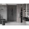 Mexen Velar L Duo Schiebeduschtüren 150 cm, transparent, gebürstetes Gun Gray - 871-150-003-02-66