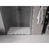Mexen Velar L Duo Schiebetür Dusche 160 cm, transparent, gebürstetes Gun Gray - 871-160-003-02-66