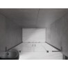Mexen Velar L Duo Schiebeduschtüren 150 cm, transparent, gebürstetes Gun Gray - 871-150-003-02-66