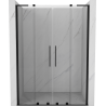 Mexen Velar L Duo Schiebetüren 140 cm, transparent, schwarz - 871-140-003-02-70