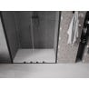 Mexen Velar L Duo Schiebetür Dusche 150 cm, transparent, schwarz - 871-150-003-02-70