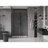 Mexen Velar L Duo Schiebetüren 160 cm, transparent, schwarz - 871-160-003-02-70