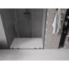 Mexen Velar L Duo Schiebeduschtür 140 cm, transparent, Gun Metal - 871-140-003-02-95