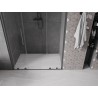 Mexen Velar L Duo Schiebetür Dusche 150 cm, transparent, Gun Metal - 871-150-003-02-95