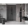 Mexen Velar L Duo Schiebeduschtür 140 cm, transparent, Gun Metal - 871-140-003-02-95