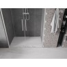Mexen Velar L Duo Schiebetüren 140 cm, transparent, gebürsteter Nickel - 871-140-003-02-97
