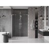 Mexen Velar L Duo Duschschiebetüren 150 cm, transparent, gebürsteter Nickel - 871-150-003-02-97