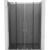 Mexen Velar L Duo Duschschiebetüren 160 cm, Graphit, Chrom - 871-160-003-42-01