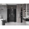 Mexen Velar L Duo Duschschiebetür 150 cm, Grafit, Weiß - 871-150-003-42-20