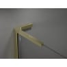 Mexen Velar L Duo Schiebetür Dusche 150 cm, Graphit, Gold - 871-150-003-42-50