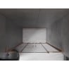 Mexen Velar L Duo Schiebetür 140 cm Dusche, Graphit, Roségold - 871-140-003-42-60